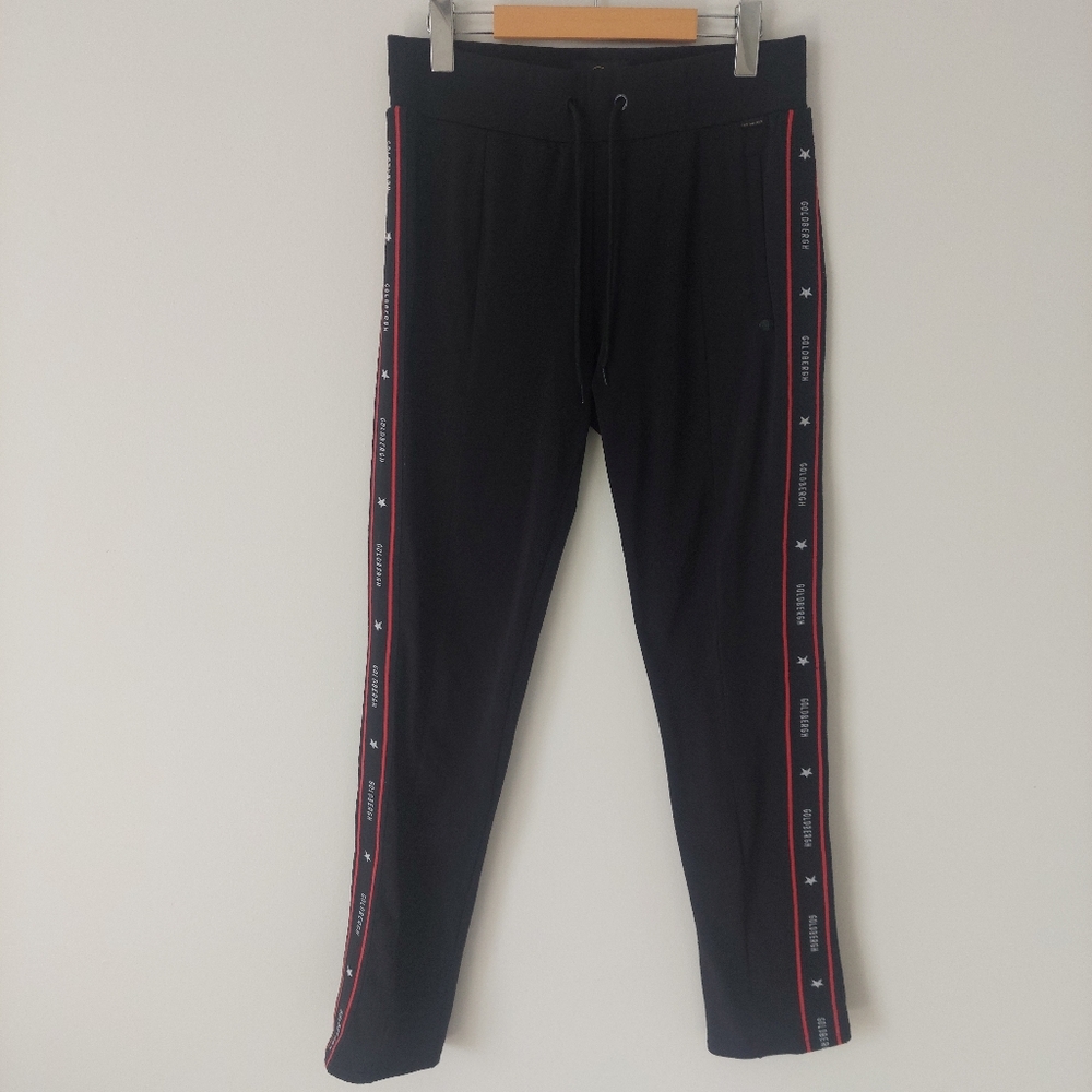 Goldbergh Pant, Women's Medium, Black with Logo Side Stripe and Rear Zipper